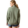 ARIAT LADIES FOUNDATION LOGO 1/2 ZIP SWEATSHIRT